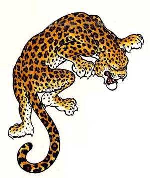 Татуировка леопарда