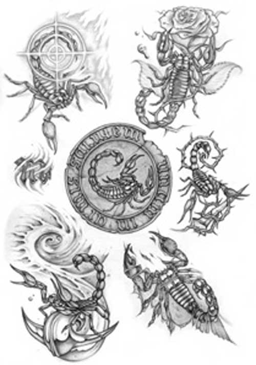 скорпионы татуировки